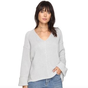 Free People La Brea V-Neck Sweater Women's LG 12